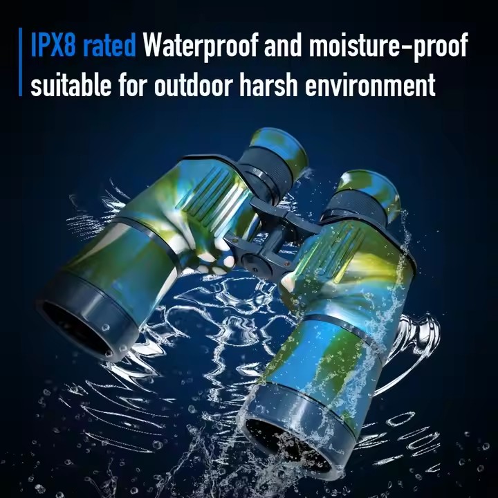 Binoculars 20×50 for Adults, Waterproof/Professional Binoculars Durable & Clear BAK4 Prism FMC Lens, Suitable for Outdoor Sports